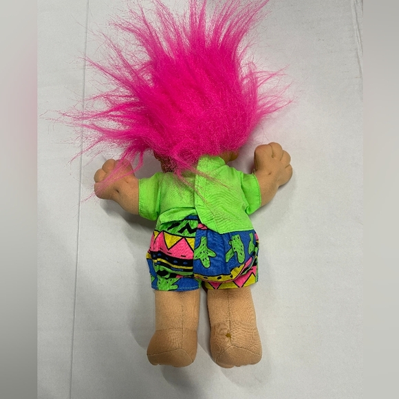 Vintage Russ Berrie & Co. 10" Zack Troll Doll Kidz Plush Doll - Picture 2 of 5
